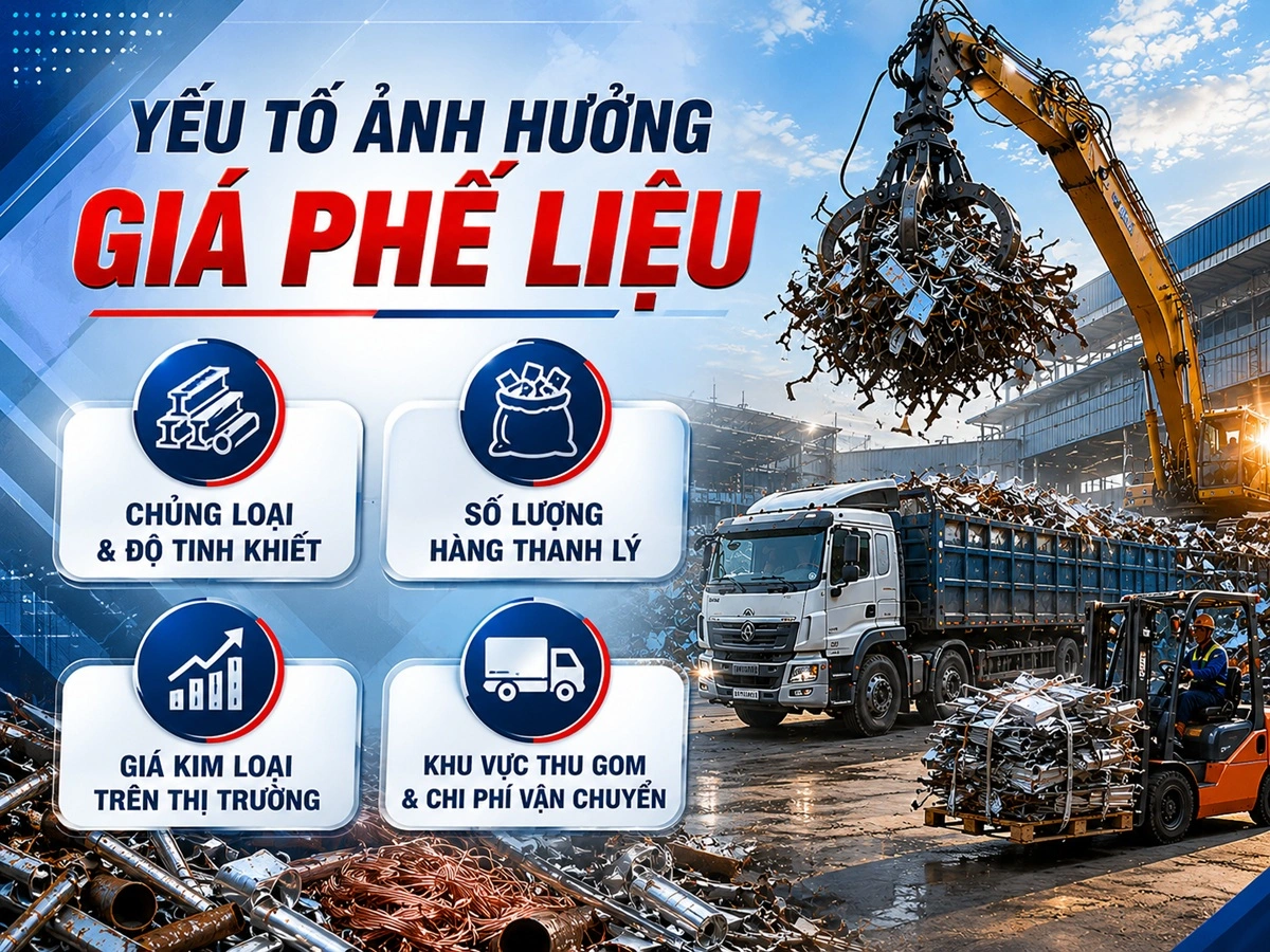 Yếu tố ảnh hưởng giá phế liệu
