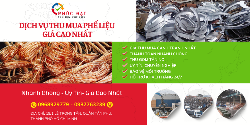 bảng giá mua phế liệu Quận 6